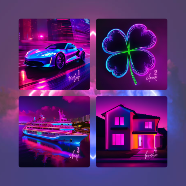 Neon Lenormand